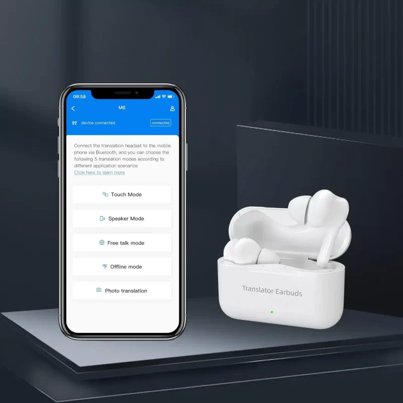 SDX-M6 | Ai Translator Earbuds - Image 4